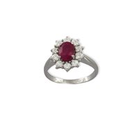 Ring Gianni Carità Woman in White Gold Rubino 1.34 Ct FA1830/OBR - FA1830/OBR
